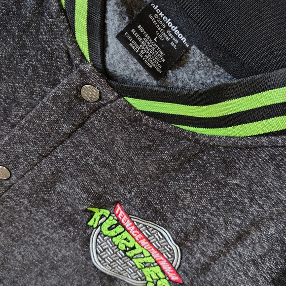 Nickelodeon Teenage Mutant Ninja Turtles varsity style lightweight jacket Siz XL - Picture 3 of 7